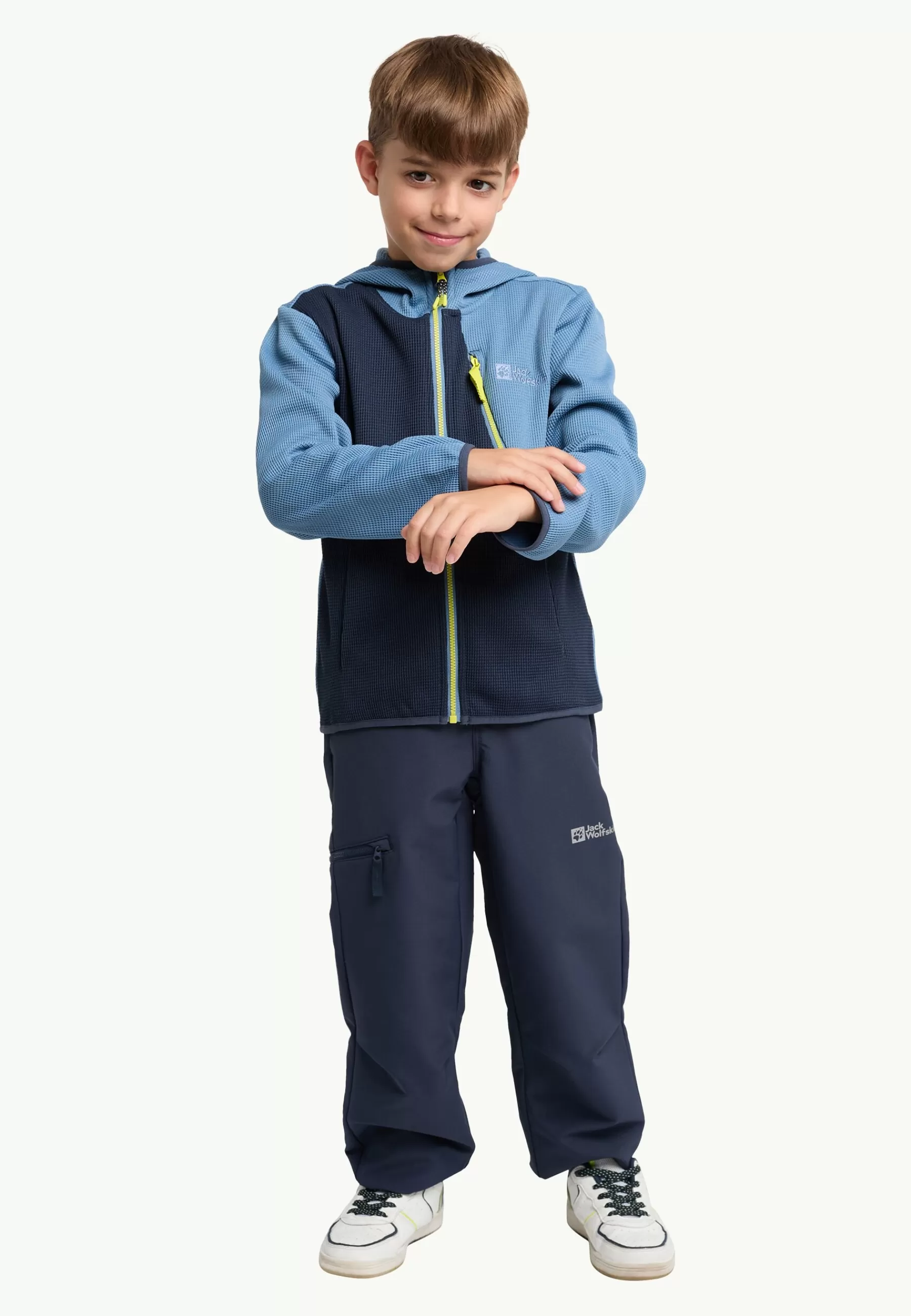 Jack Wolfskin Voor- En Najaarsjacks/-Jassen | Fleece | Actamic Grid Midlayer K