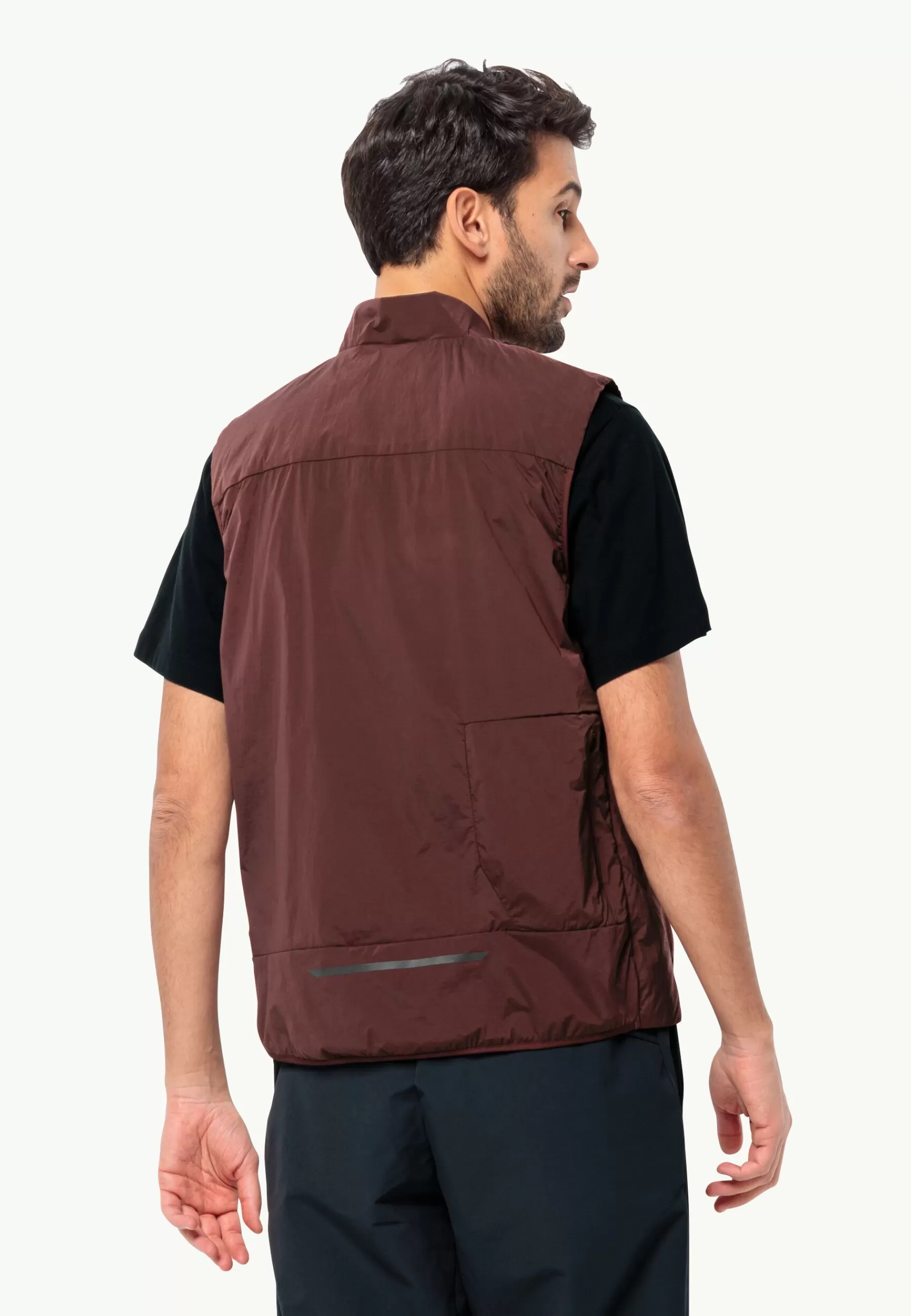 Jack Wolfskin Lifestyle | Voor- En Najaarsjacks/-Jassen | Bike Commute Ins Vest M dark maroon