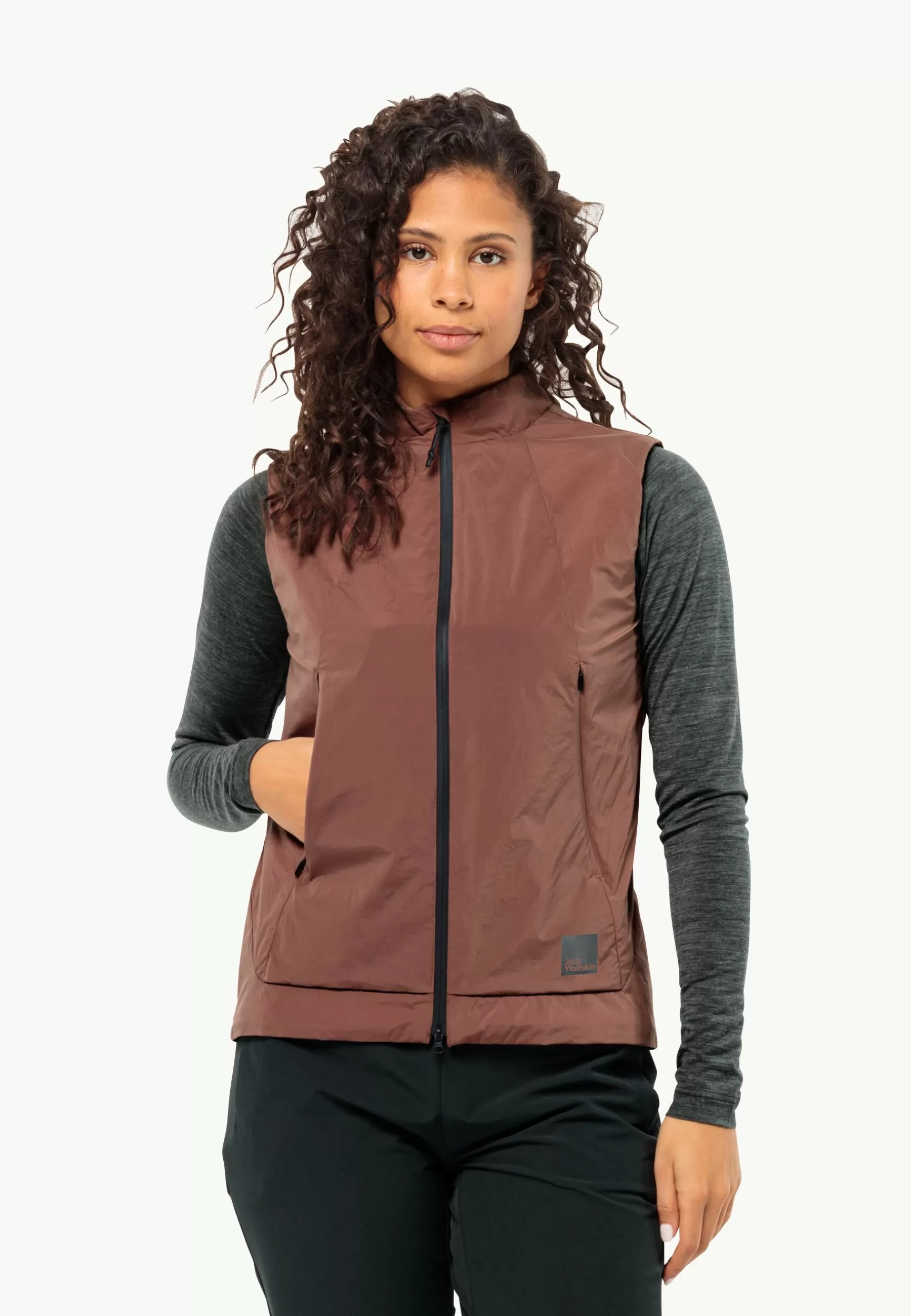 Jack Wolfskin Lifestyle | Voor- En Najaarsjacks/-Jassen | Bike Commute Ins Vest W wild ginger