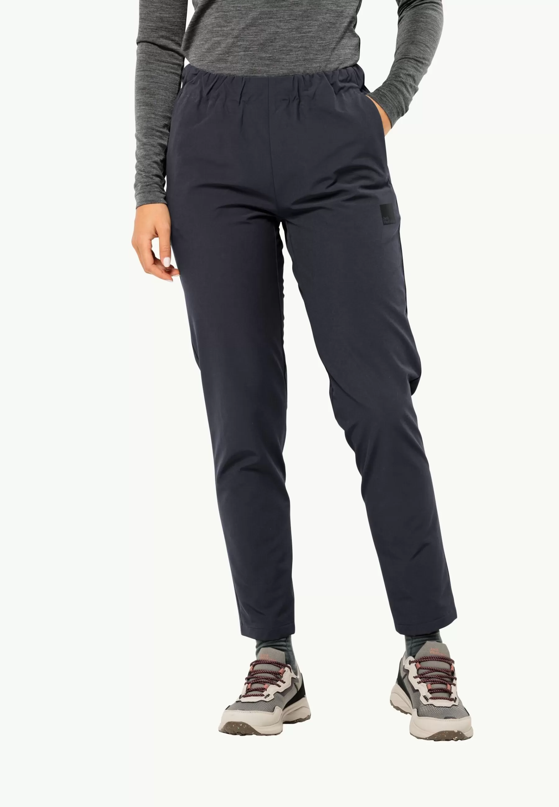 Jack Wolfskin Lifestyle | Casual Broeken | Bike Commute Wi Pants W dark navy