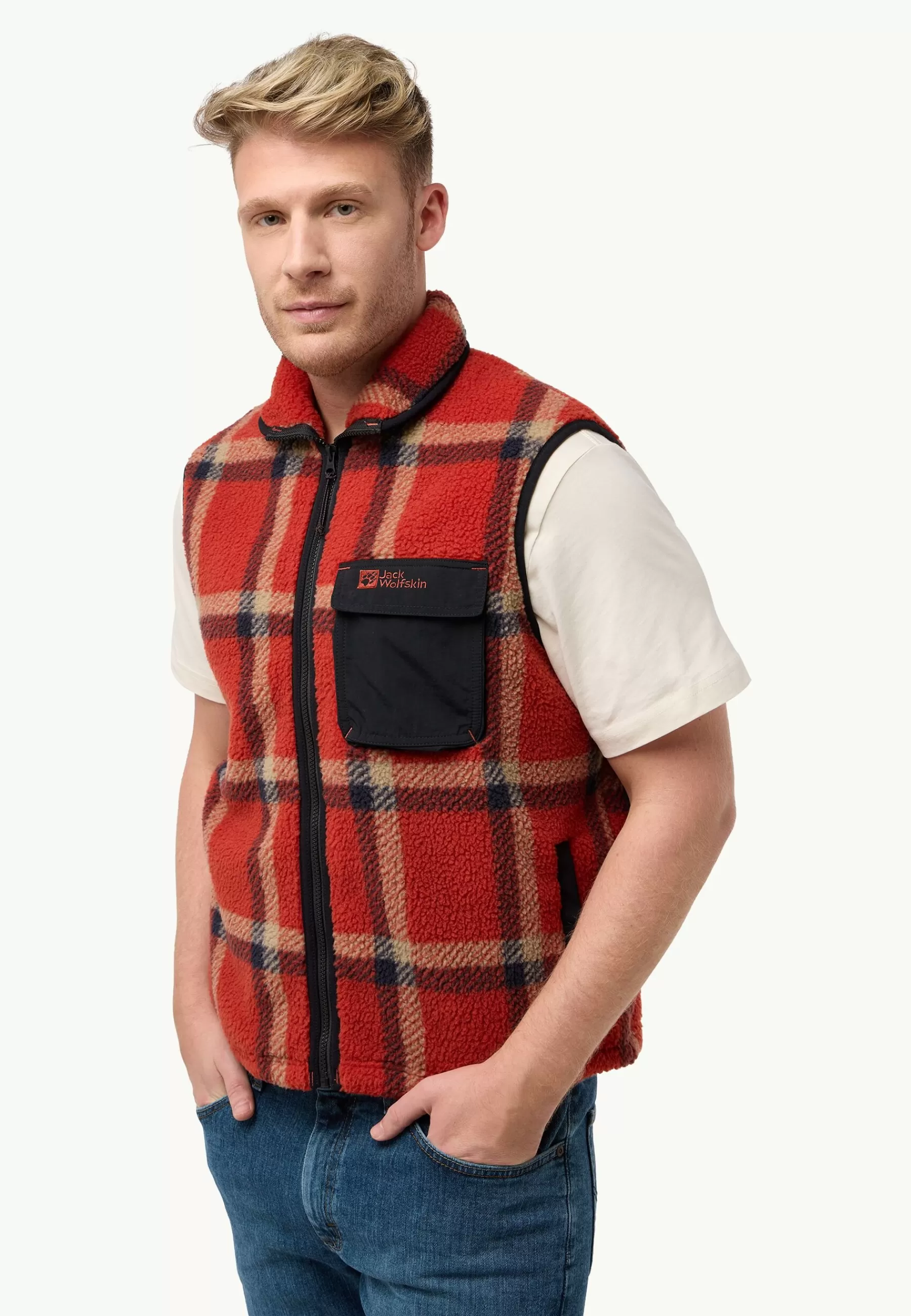 Jack Wolfskin Fleece | Hoodies & Pullovers | Felslicht Check Vest M