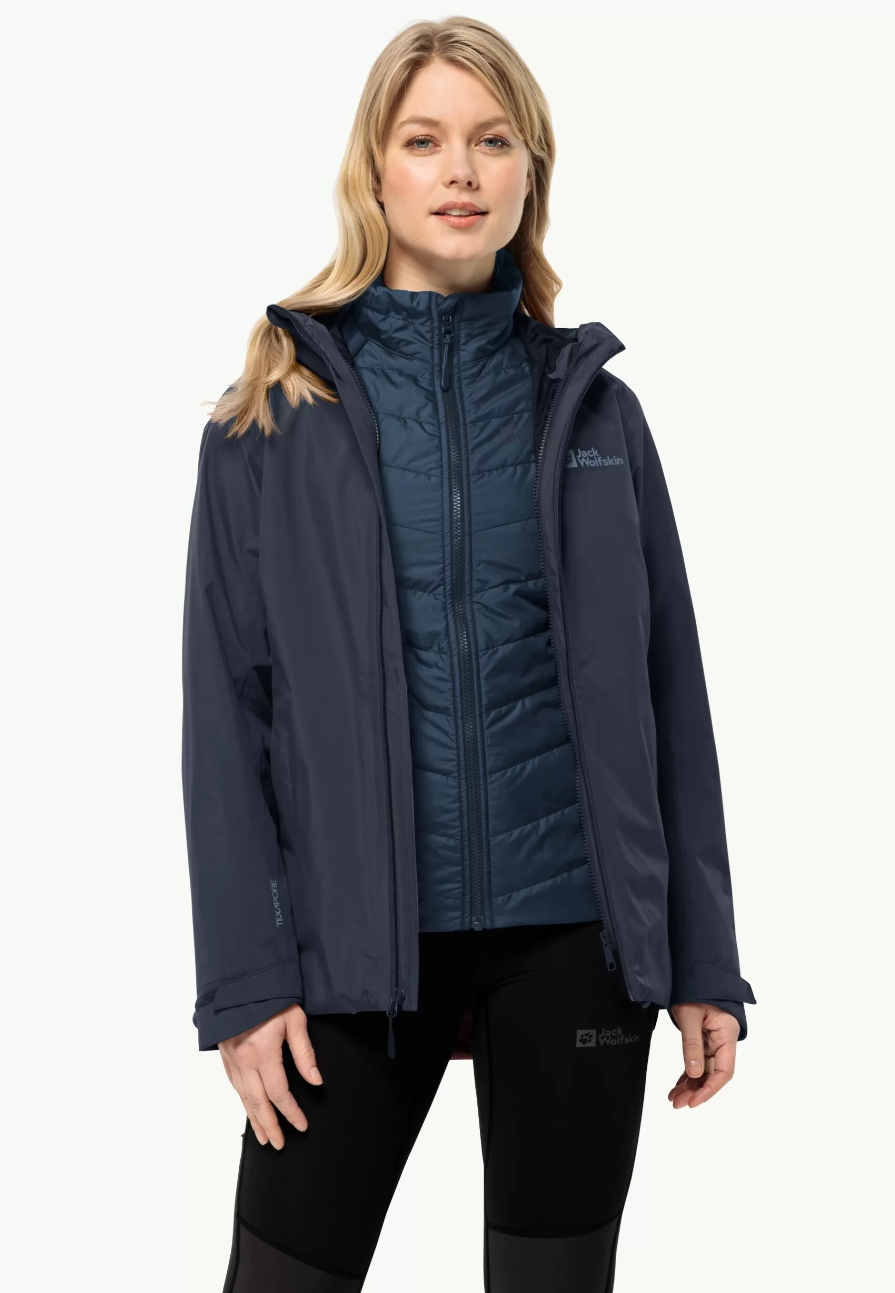 Jack Wolfskin Wandelen | Voor- En Najaarsjacks/-Jassen | Glaabach 3in1 Jkt W