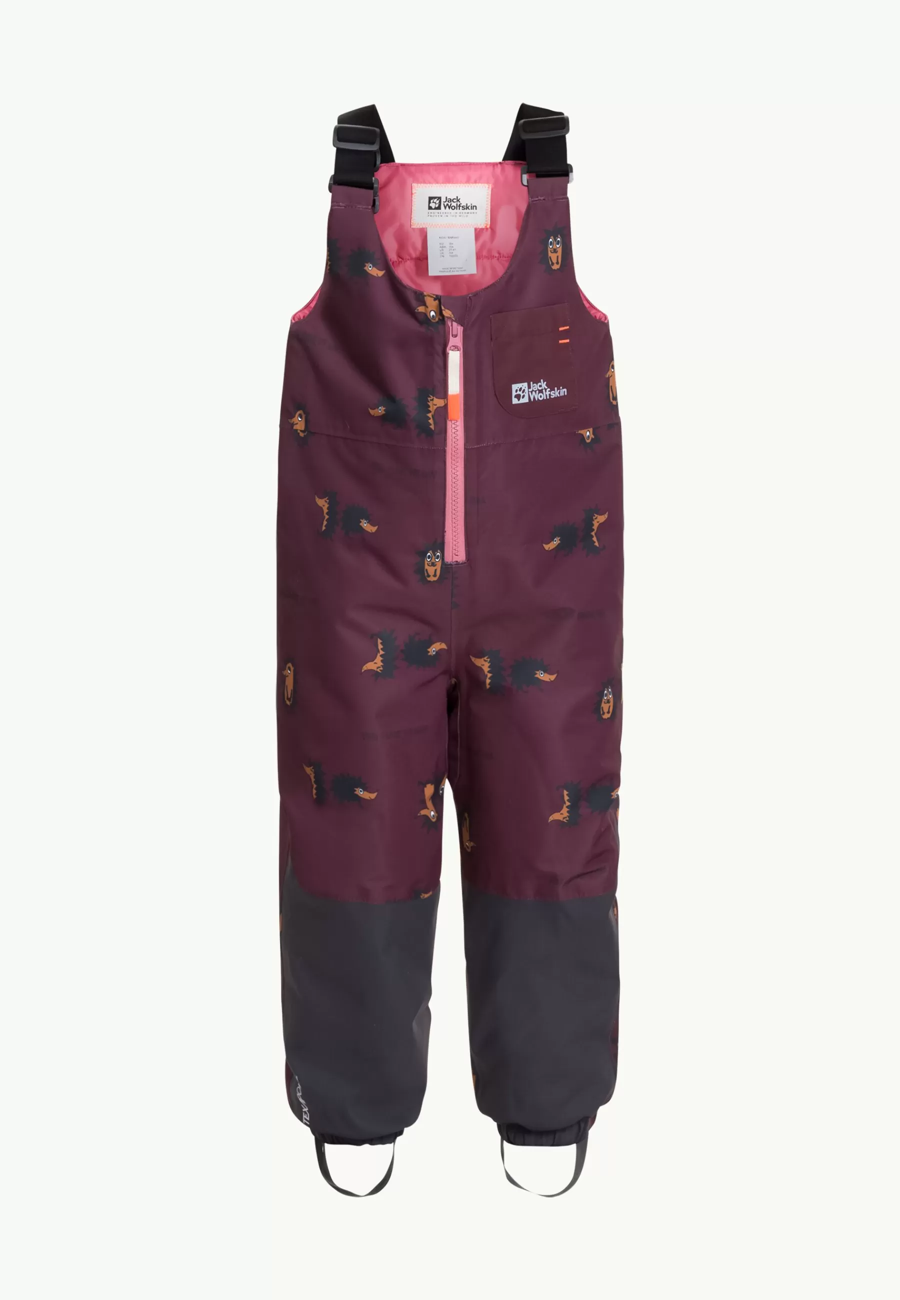 Jack Wolfskin Sneeuwbroeken En Sneeuwpakken | Winterjacks | Gleely 2l Ins Print Bib K