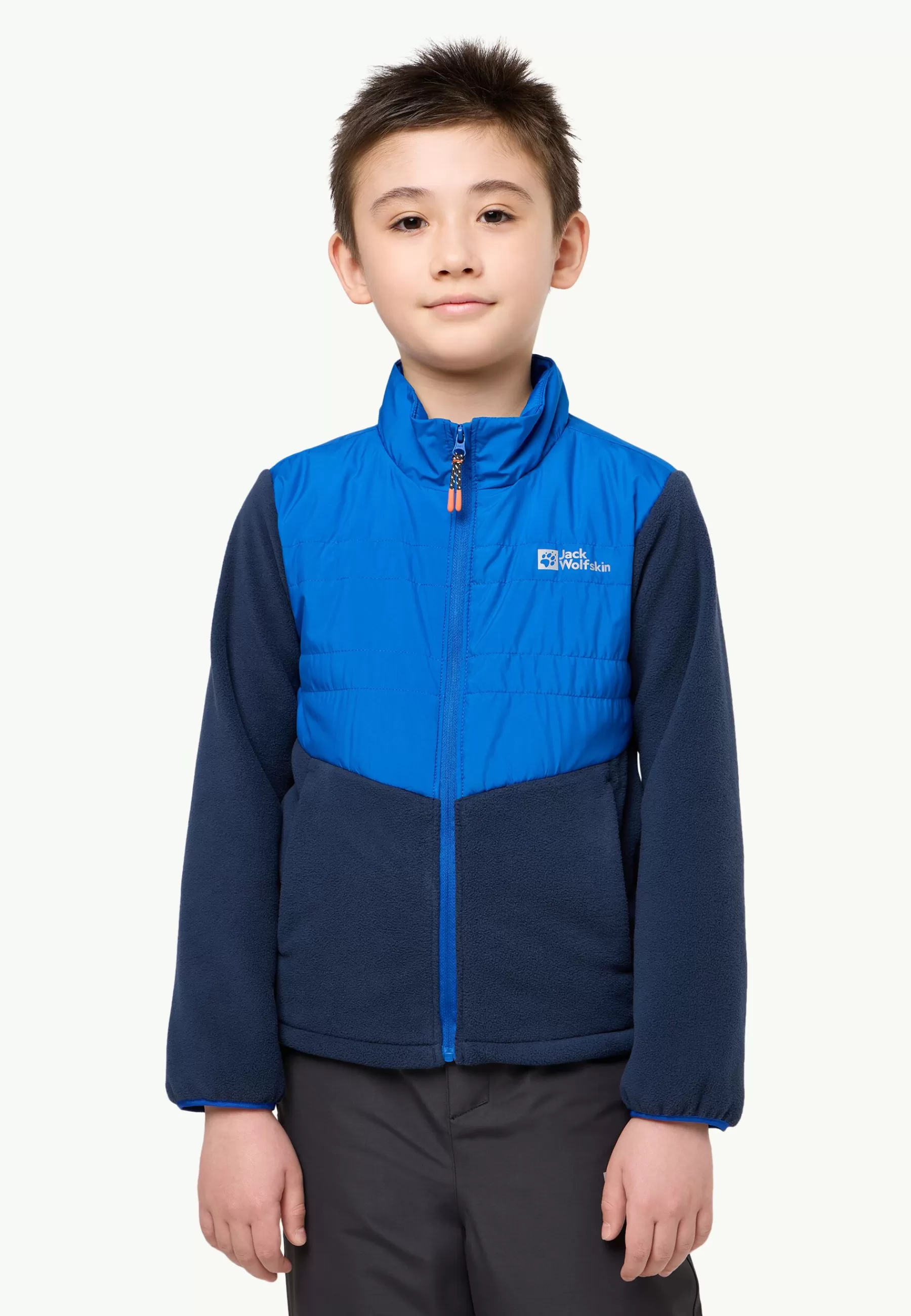 Jack Wolfskin Fleece | Fleece Jacks | Haldor Hybrid K crisp cobalt