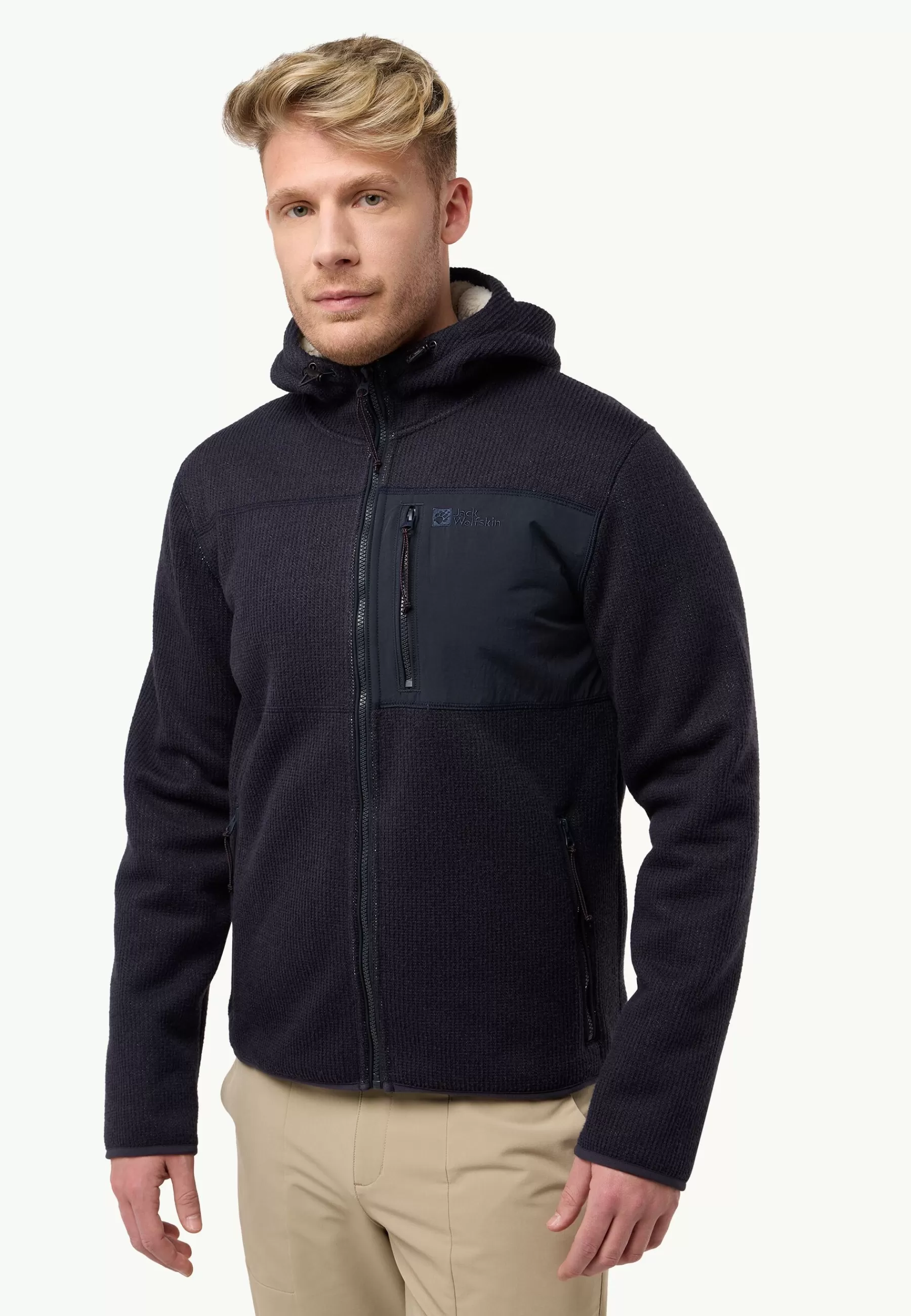 Jack Wolfskin Fleece | Hoodies & Pullovers | Kaminfeuer Hooded Jkt M