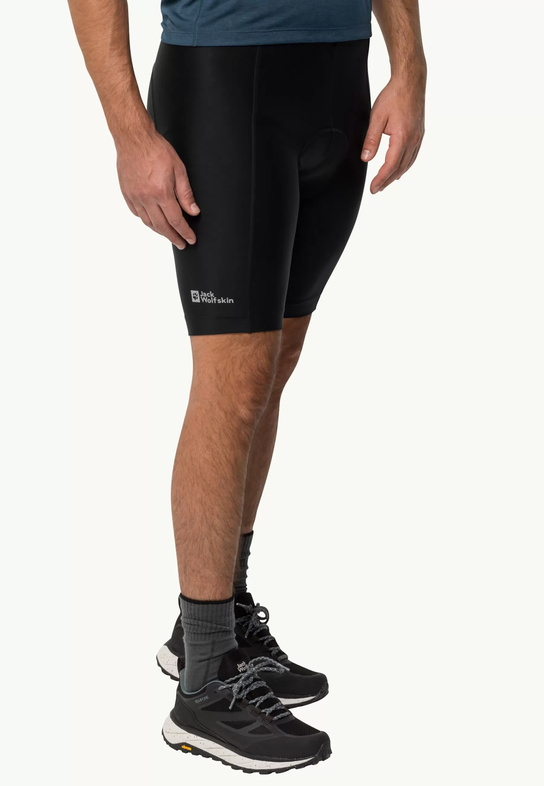 Jack Wolfskin Fietsen | Shorts | Morobbia Padded Shorts M black