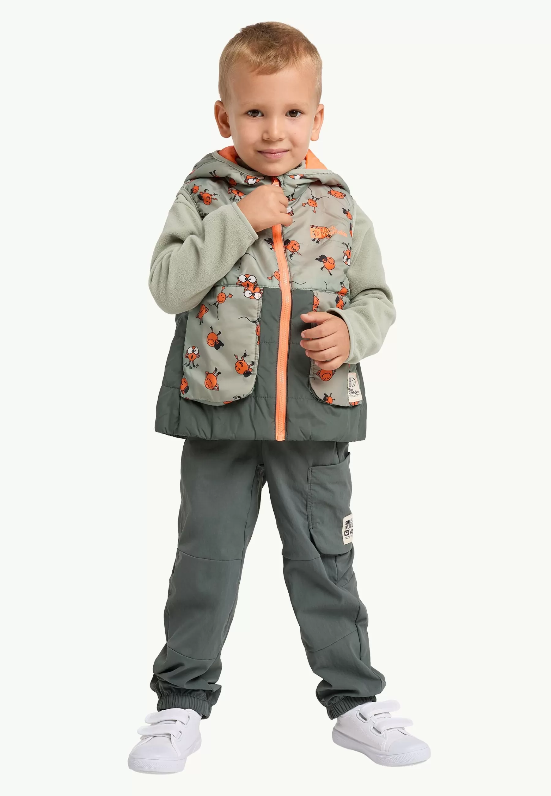 Jack Wolfskin Voor- En Najaarsjacks/-Jassen | Fleece | Smileyworld Aop Vest K