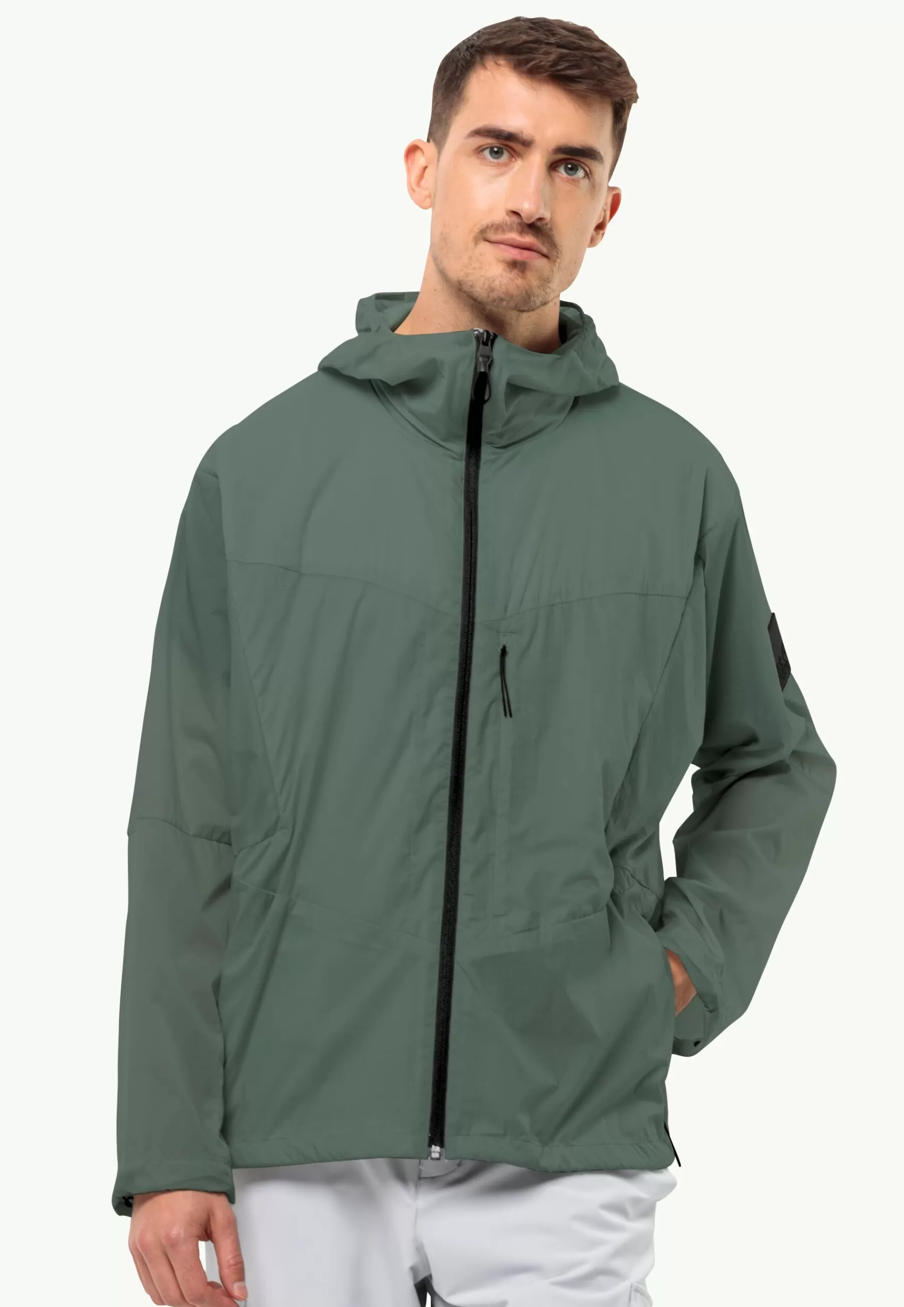 Jack Wolfskin Lifestyle | Voor- En Najaarsjacks/-Jassen | Wanderjahr Jkt M Hedge Green